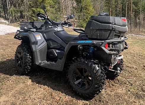 Fyrhjuling Can Am Outlander 650 MAX XT stulen söder om Järvsö